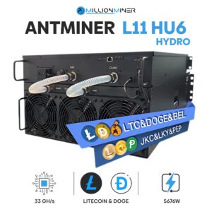 bitmain antminer l11.hu6 33gh/s dogecoin & litecoin (scrypt) miner new