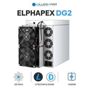 elphapex dg 2 (20gh) scrypt (doge/ltc) miner new