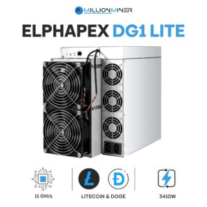 elphapex dg1 lite 11gh doge & ltc (scrypt) miner new