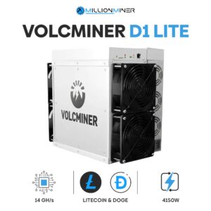 volcminer d1 lite 14gh dogecoin & litecoin (scrypt) miner new