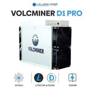 volcminer d1 pro 18gh dogecoin & litecoin (scrypt) miner new
